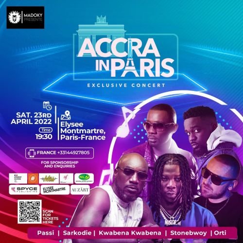 Accra In Paris, Accra in Paris: Top Ghanaian artistes to storm France for epic concert