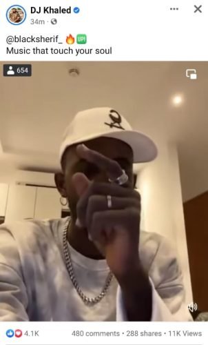 Black Sherif DJ Khaled, This Is What DJ Khaled Said In A Second Post About Black Sherif